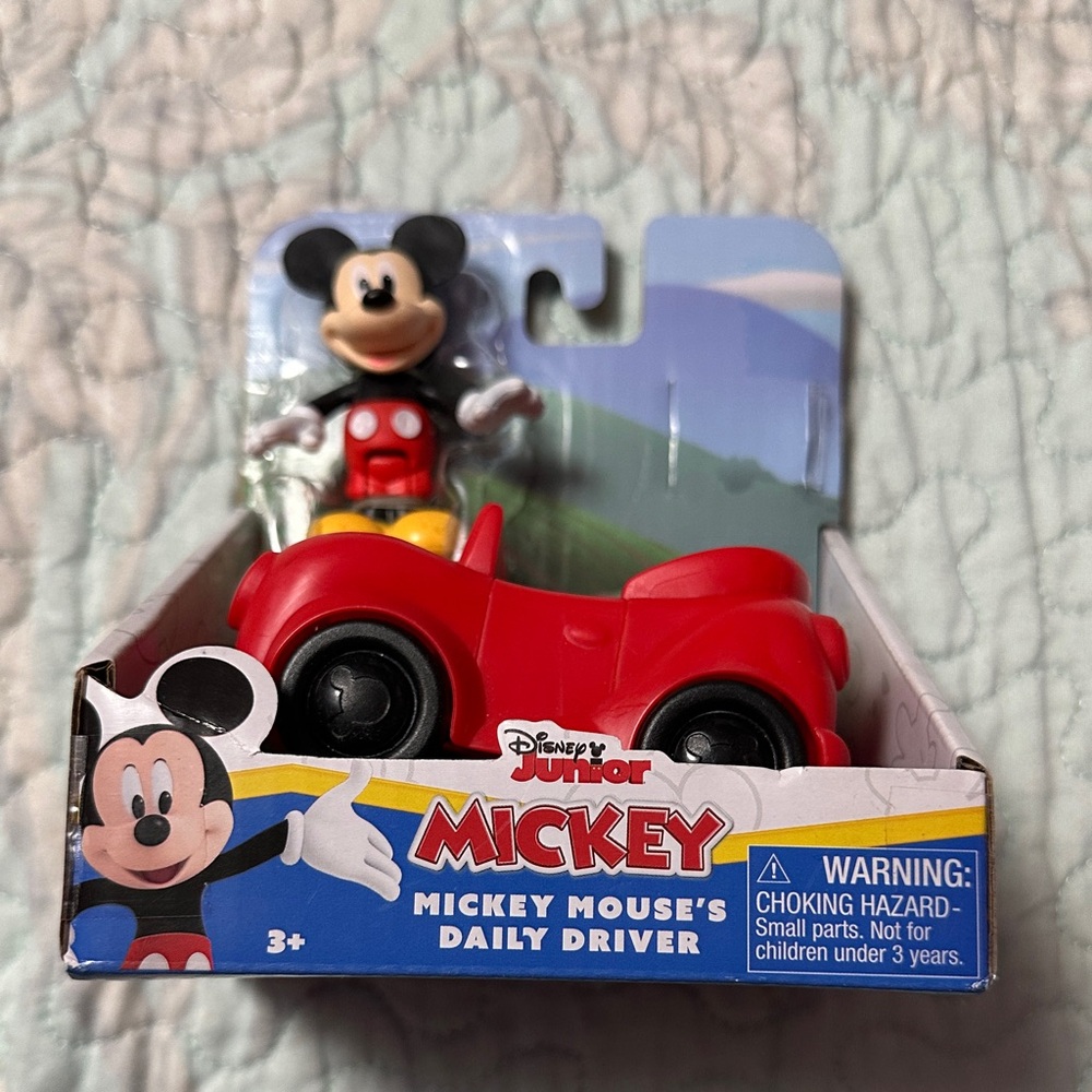 Disney Mickey Mouse Red Toy Car